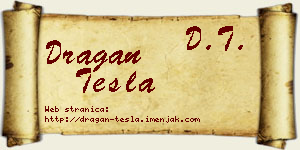 Dragan Tesla vizit kartica